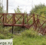 В деревне Грязная для пешеходов установили новый мост - Vorgs.Ru