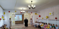 Клирик Выксунского благочиния побывал на детском празднике в День семьи, любви и верности - Выксунская епархия