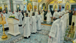 Сонм архипастырей Русской Православной Церкви совершил Божественную литургию в Свято-Троицком Серафимо-Дивеевском монастыре
