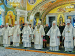 Сонм архипастырей Русской Православной Церкви совершил Божественную литургию в Свято-Троицком Серафимо-Дивеевском монастыре