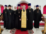 Духовенство Вознесенского благочиния совершило соборную литургию в центральном храме округа