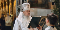 Епископ Гедеон возглавил праздничное богослужение Рождественского сочельника в кафедральном соборе - Выксунская епархия