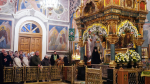 Сонм архипастырей Русской Православной Церкви совершил вечернее богослужение в Серафимо-Дивеевском монастыре