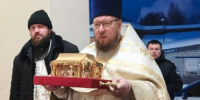 В храме Николая Чудотворца города Кулебаки встретили мощи святителя Тихона - Выксунская епархия