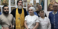 Клирик Благовещенского благочиния совершил молебен в Мулинском военном госпитале - Выксунская епархия