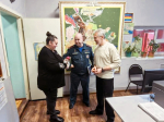 Представитель Выксунского благочиния поздравил сотрудников МЧС с Пасхой