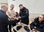 Представитель Выксунского благочиния поздравил сотрудников МЧС с Пасхой