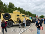 От «Катюши» до «Тигра»: в Выксе прошел бронепробег «Дорога Мужества»