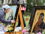 Крестоходцы из Городца помолились в храме преподобного Серафима Саровского на Урковской горе в Чкаловском благочинии