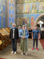 Добровольцы помогают благоустраивать Дальне-Давыдовский монастырь