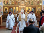 В попразднство Преображения Господня епископ Гедеон возглавил Божественную литургию в Дальне-Давыдовском женском монастыре